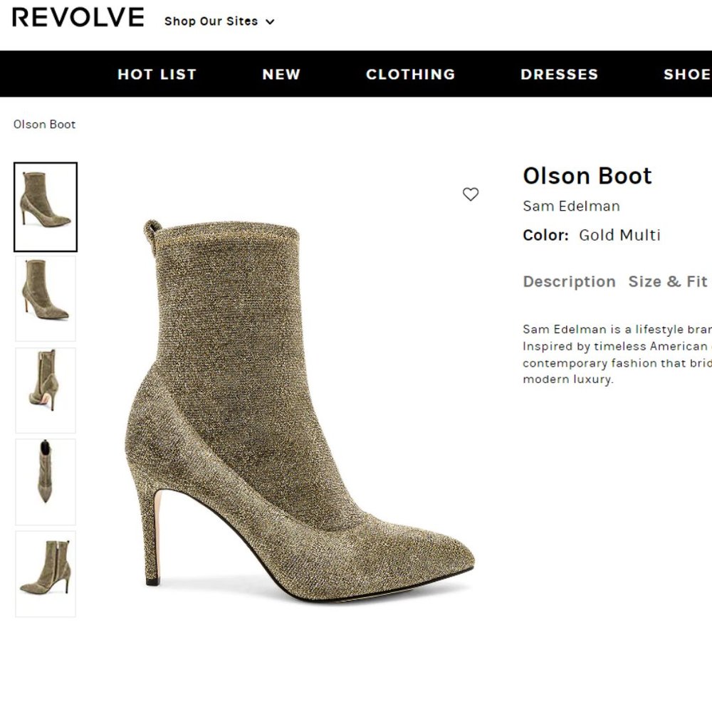 Sam Edelman Olsen Pointed Toe Sock Booties - image 2